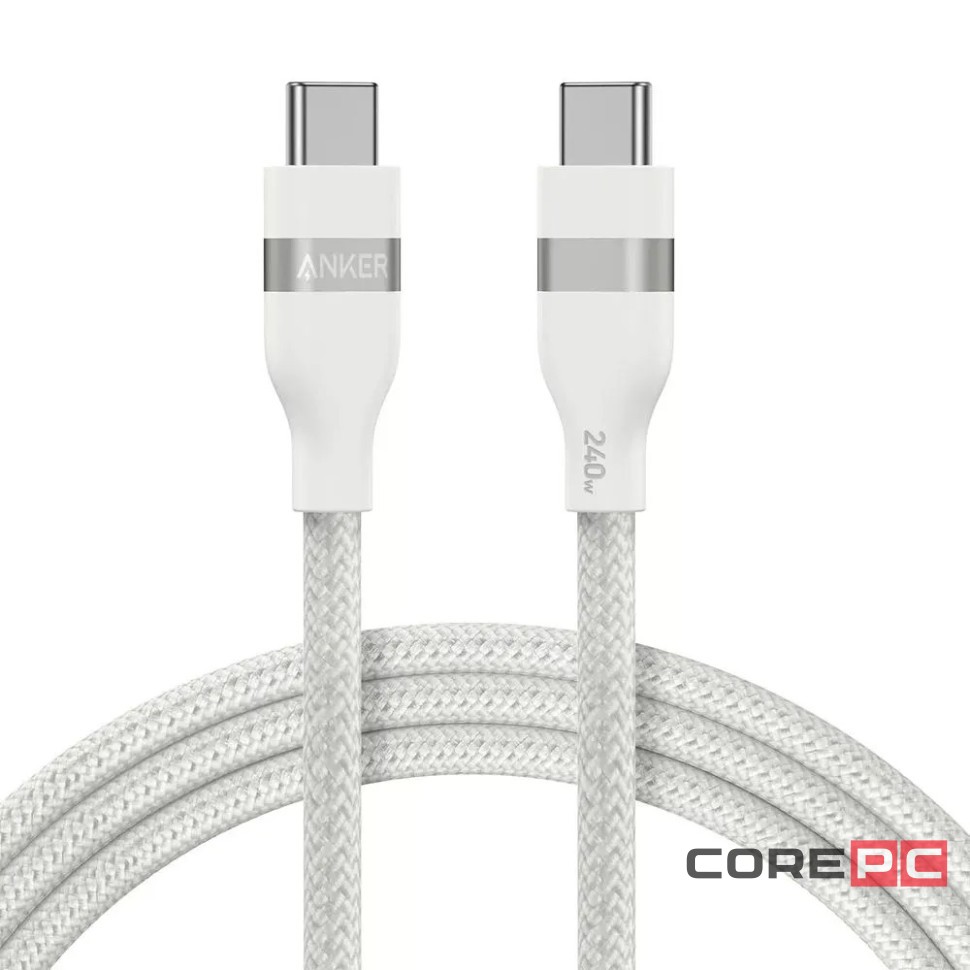 Usb Кабель-зарядка Type-C на Type-C Anker (A82E2621) 240W 0.9м белый