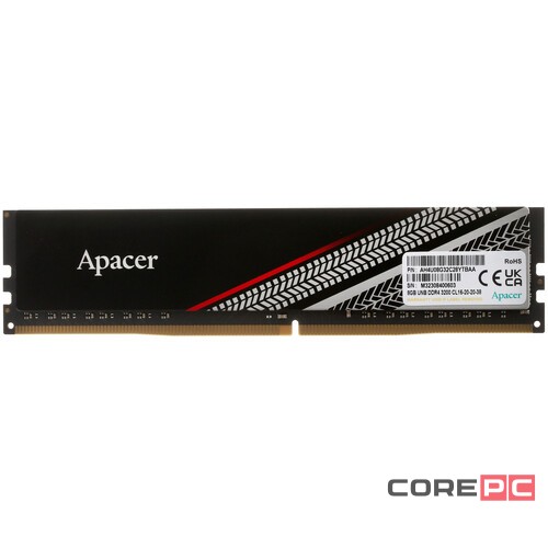 Оперативная память 8 Gb 3200 MHz Apacer TEX (AH4U08G32C28YTBAA-1)