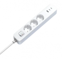 Сетевой удлинитель Xiaomi Mi Power Strip 3 Sockets/1 USB/2 USB-C 20W (XMCXB01EU) белый