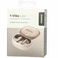 Наушники беспроводные Momax 1-Vibe Lite песчаные