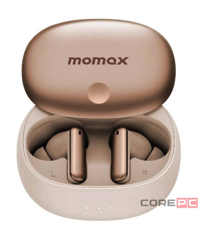 Наушники беспроводные Momax 1-Vibe Lite песчаные