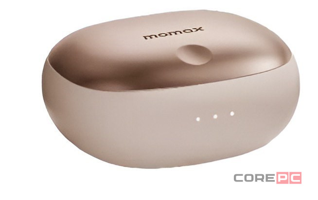 Наушники беспроводные Momax 1-Vibe Lite песчаные