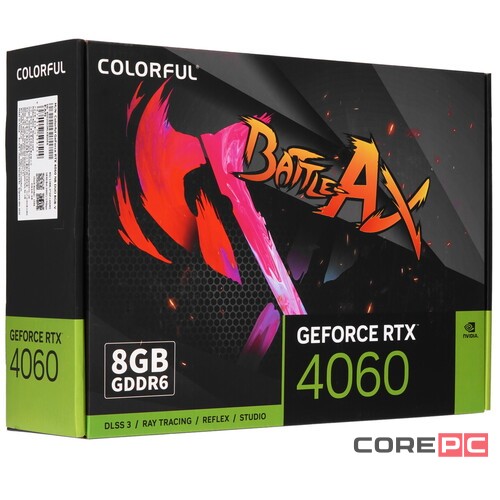 Видеокарта Colorful (RTX 4060 NB DUO 8GB-V) GeForce RTX 4060 8GB NB DUO