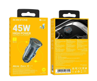 Автомобильное заряд. устр. Borofone BZ26B 2C 45W черное