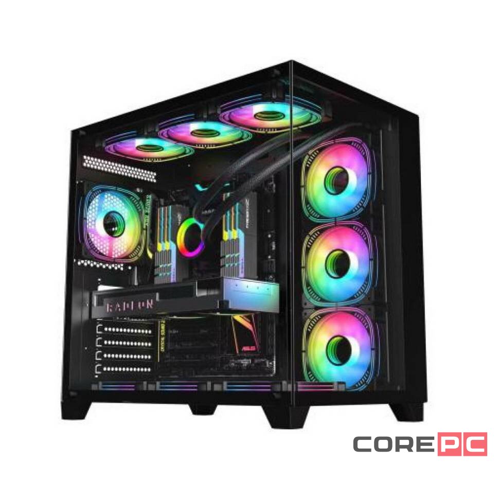 Компьютерный корпус ALSEYE Paladin-B (4 fans ARGB) TG Black