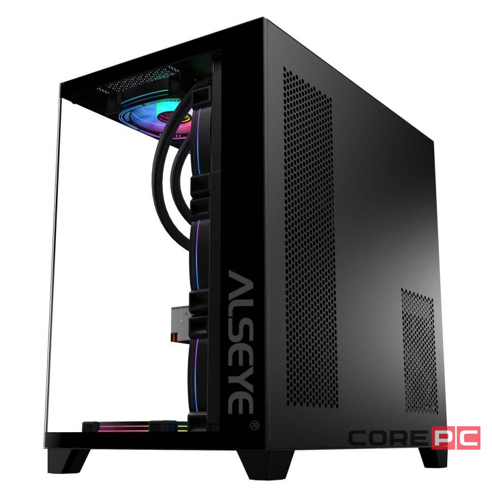 Компьютерный корпус ALSEYE Paladin-B (4 fans ARGB) TG Black