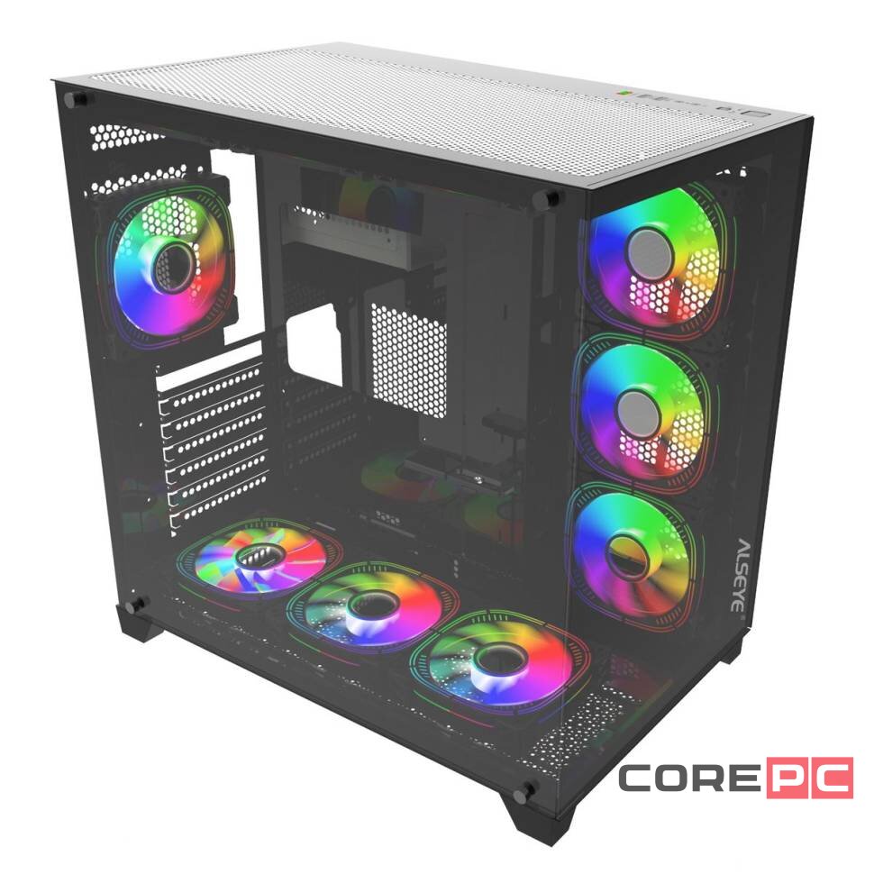 Компьютерный корпус ALSEYE Paladin-B (4 fans ARGB) TG Black