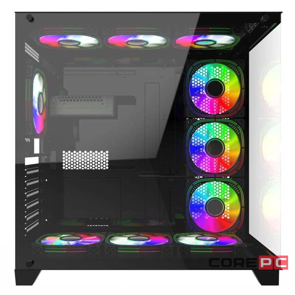 Компьютерный корпус ALSEYE Paladin-B (4 fans ARGB) TG Black