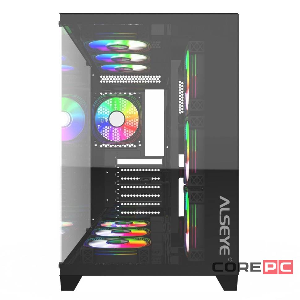 Компьютерный корпус ALSEYE Paladin-B (4 fans ARGB) TG Black