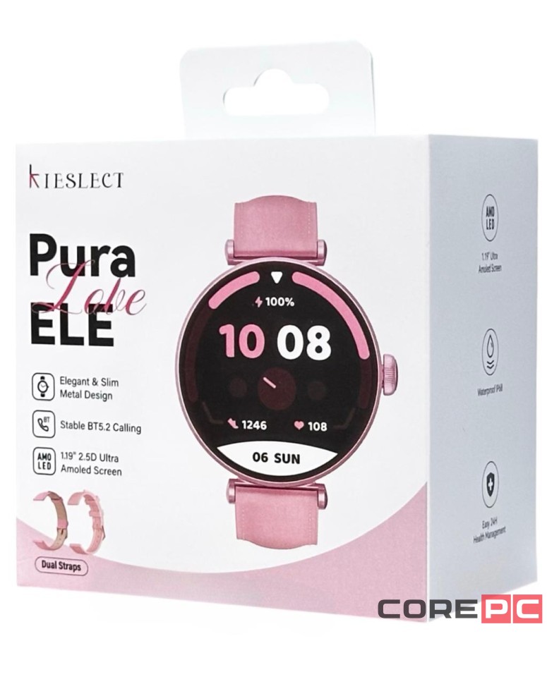 Умные часы Kieslect Lady Smart Watch Pura ELE (EU)розовые