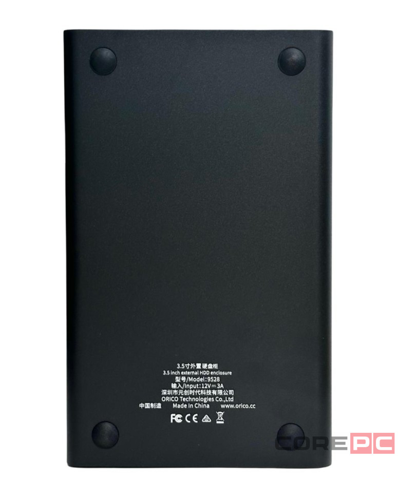 Внешний корпус для HDD/SSD 3.5" Orico 9528U3-BK черный