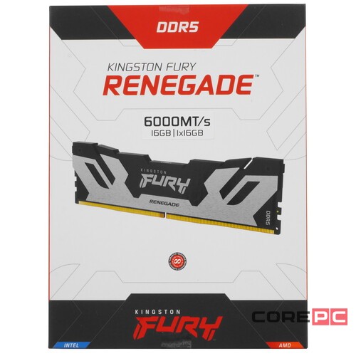 Оперативная память 16 Gb 6000 MHz Kingston FURY Renegade (KF560C32RS-16)