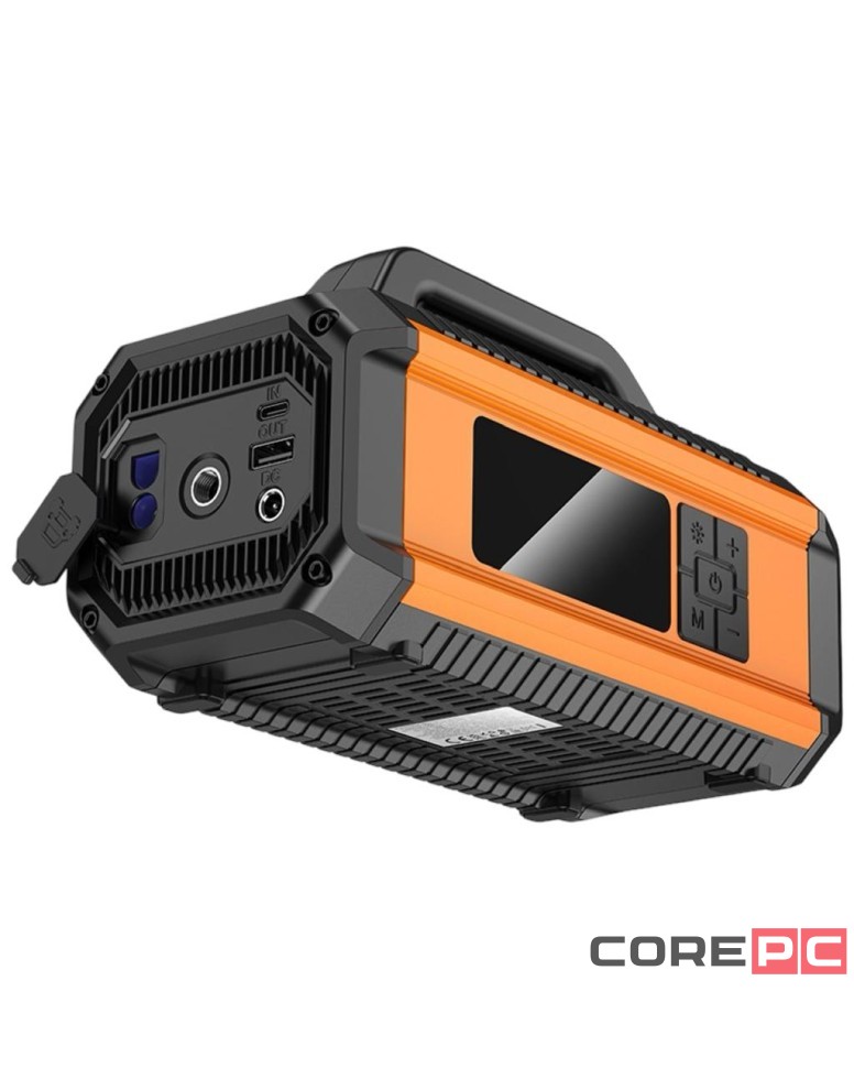 Пусковое устройство/насос/фонарик для авто Hoco QS4 10000mAh/800A черное