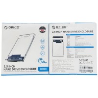 Внешний корпус для HDD/SSD 2.5 Orico 2139U3 USB3.0 прозрачный