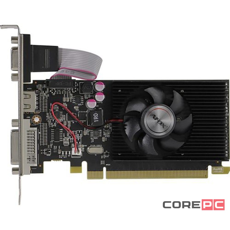 Видеокарта AFox (AFR5220-1024D3L5) Radeon R5 220 1GB GDDR3 1FAN LP
