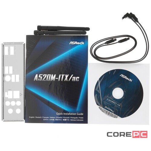 Материнская плата ASRock A520M-ITX/AC