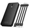 Powerbank Borofone BJ84 10000mAh USB/Type-C с проводом USB/Type-C/Micro/Lightning черный