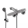 Смеситель для ванны MIXLINE МЛ39-01/ML39-01, вентильное управление, цвет хром