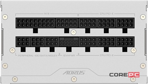 Блок питания Gigabyte 1000W GP-AE1000PM PG5 ICE 16 Pin (PCIe 5.0 Connector Cable Details)