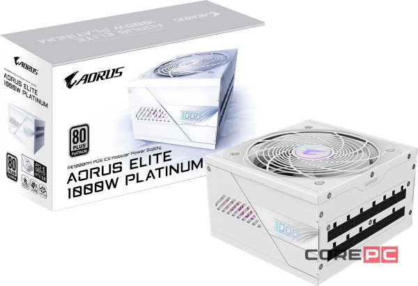 Блок питания Gigabyte 1000W GP-AE1000PM PG5 ICE 16 Pin (PCIe 5.0 Connector Cable Details)