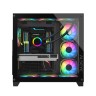 Компьютерный корпус ALSEYE Knight-B (4 fans ARGB) TG Black