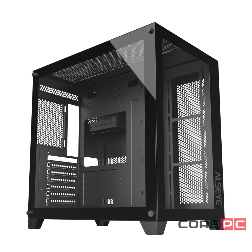 Компьютерный корпус ALSEYE Knight-B (4 fans ARGB) TG Black