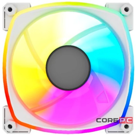 Вентилятор для корпуса Powercase (M55MR-12W ARGB) White