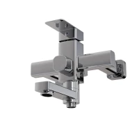Душевая система MIXLINE 40к МЛ2433 (ML2433) излив лейка 1 позиция +лейка тропический душ, хром