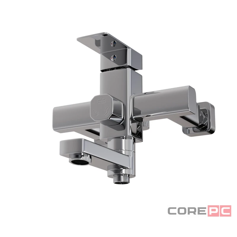 Душевая система MIXLINE 40к МЛ2433 (ML2433) излив лейка 1 позиция +лейка тропический душ, хром