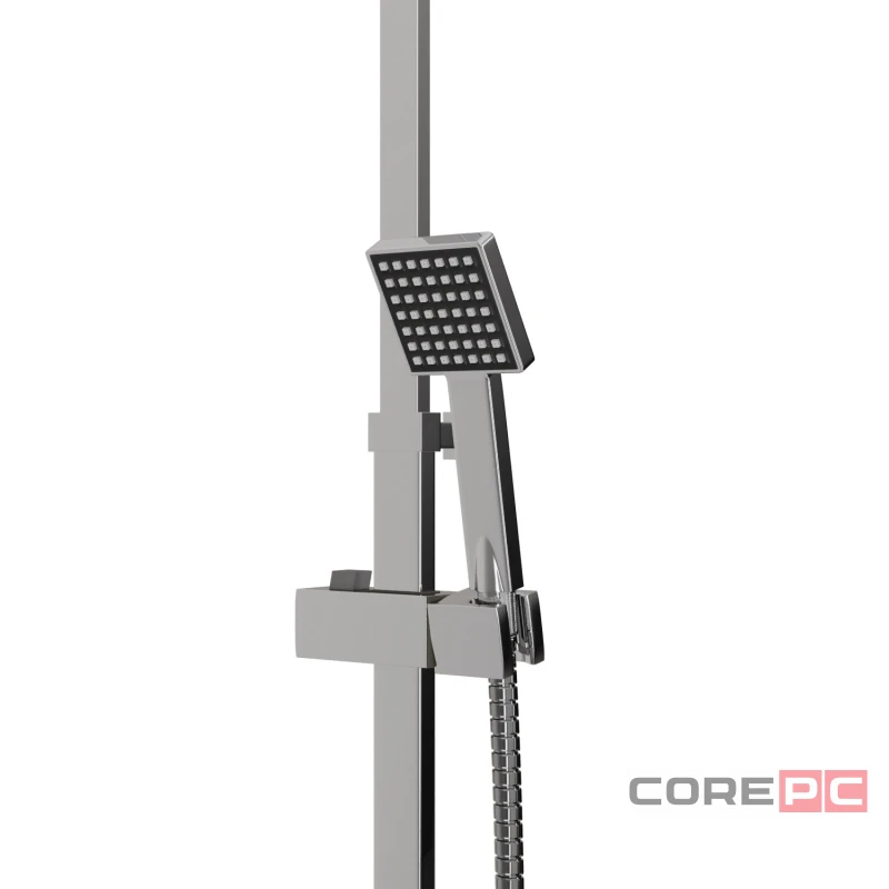 Душевая система MIXLINE 40к МЛ2433 (ML2433) излив лейка 1 позиция +лейка тропический душ, хром