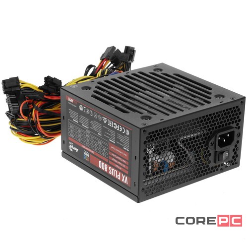 Блок питания Aerocool 800W VX PLUS 800 RGB