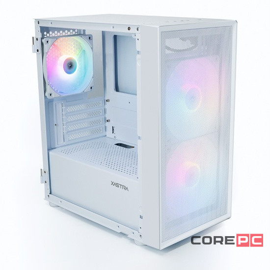 Компьютерный корпус XASTRA A305M 3FRGB TG White (A305M-2FC14F-1FC12F-D-WH)