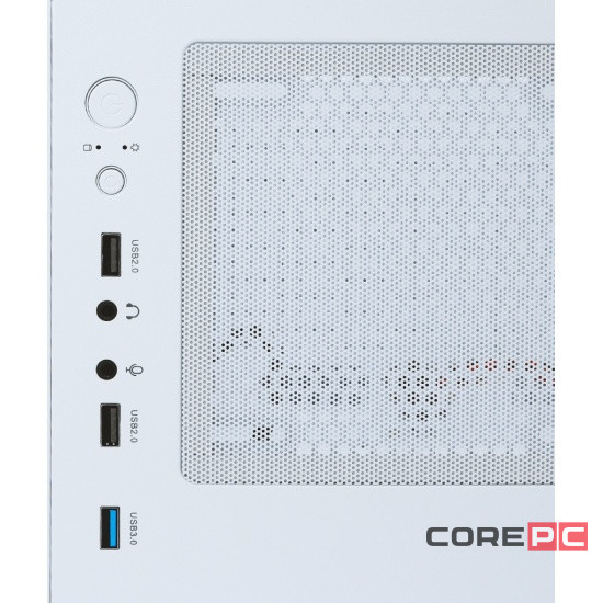 Компьютерный корпус XASTRA A305M 3FRGB TG White (A305M-2FC14F-1FC12F-D-WH)