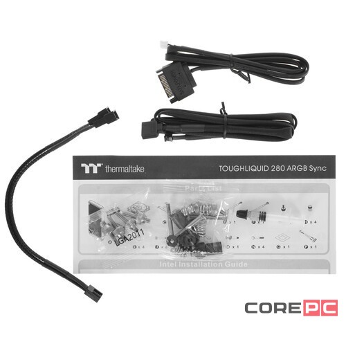 Система жидкостного охлаждения для процессора Thermaltake TOUGHLIQUID 280 ARGB CL-W320-PL14BL-A