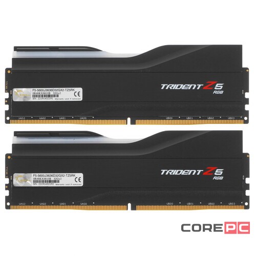 Оперативная память 64 Gb 5600 MHz G.Skill TRIDENT Z5 RGB (F5-5600J3636D32GX2-TZ5RK)