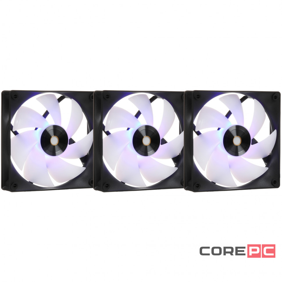 Комплект вентиляторов для корпуса Ocypus Delta F12 BK ARGB LED 3 in 1 Black (Delta-F12-BK3AM00X-GL)