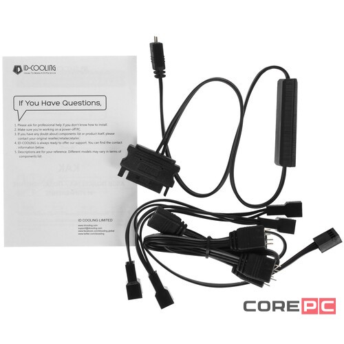 Вентилятор для корпуса ID-COOLING TF-12025-ARGB-TRIO (3 in 1)