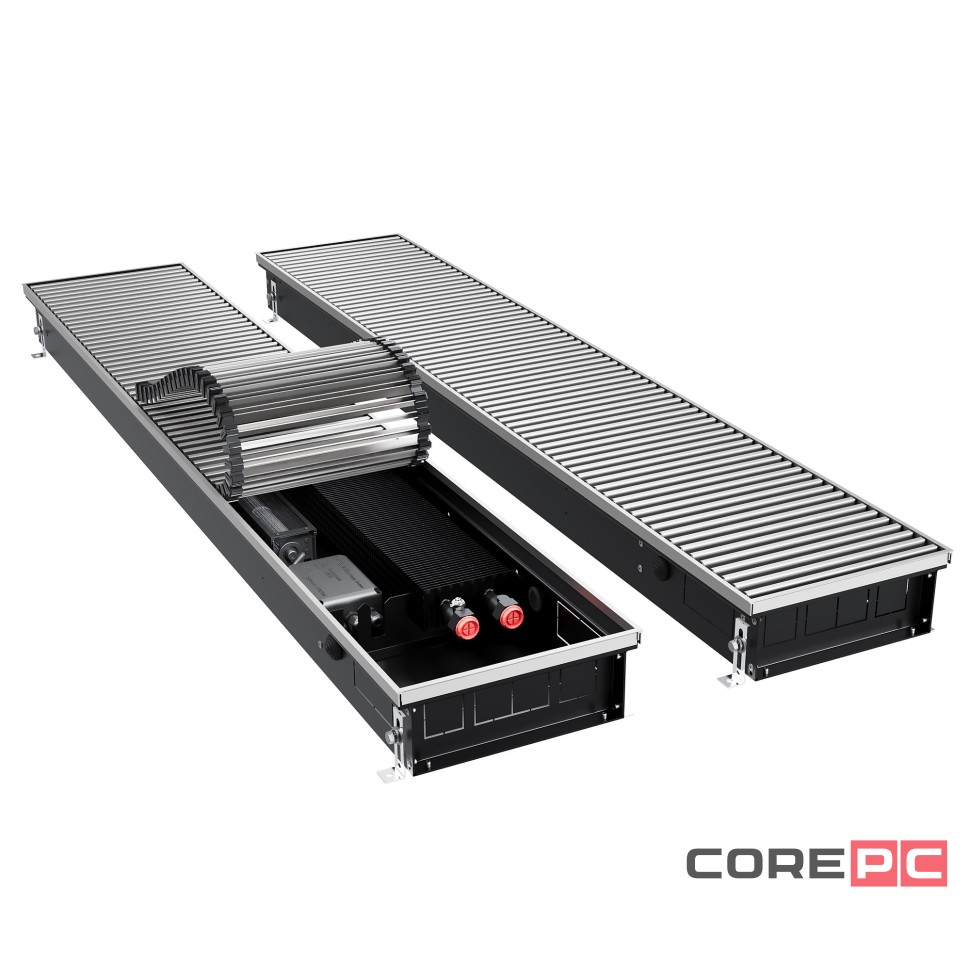 Конвектор внутрипольный Royal Thermo ATRIUM TURBO-90/250/1000-DG-U-NA