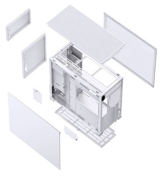 Компьютерный корпус JONSBO D41 MESH TG White