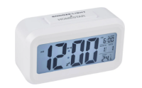Часы-будильник Homestar HS-0110 с метеостанцией (белый)