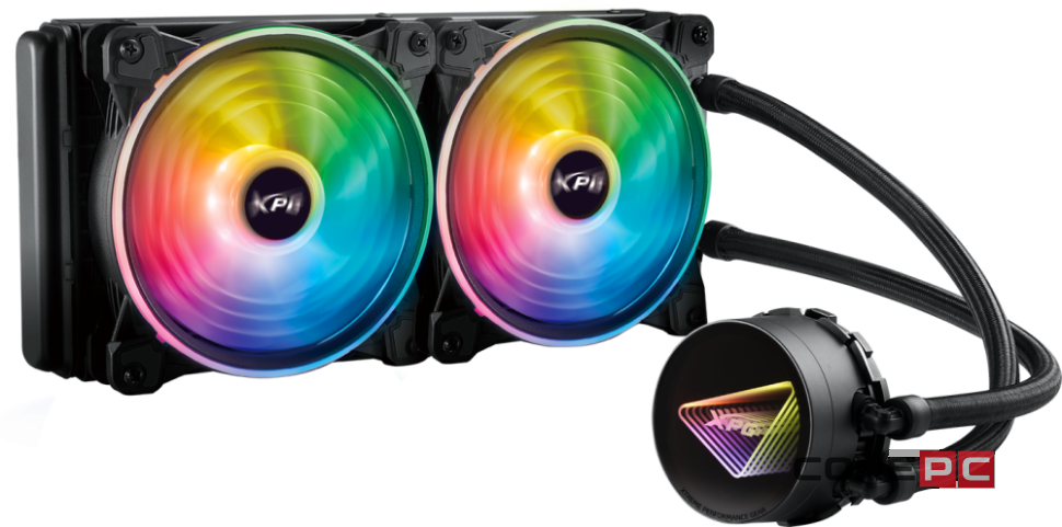 Система жидкостного охлаждения для процессора ADATA XPG Levante X 240 RGB Black LEVANTEX240-BKCWW