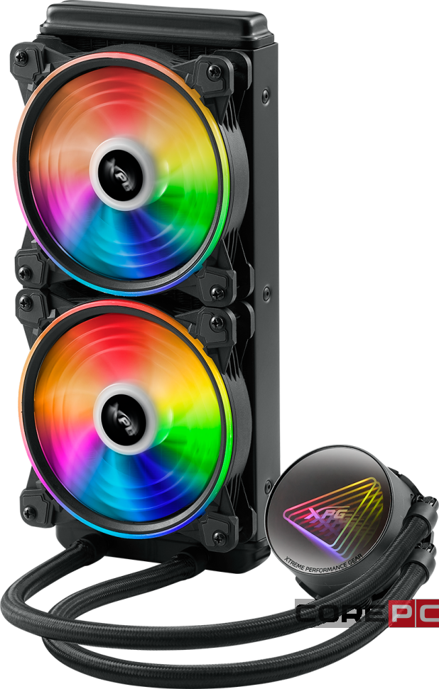 Система жидкостного охлаждения для процессора ADATA XPG Levante X 240 RGB Black LEVANTEX240-BKCWW