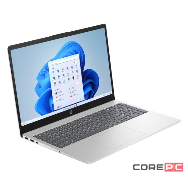 Ноутбук HP Laptop 15 15-fd0017st (i7-1355U/12GB/512GB SSD/15.6"/1920x1080/Intel Iris Xe/Windows 11 Home) Серый