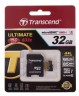 micro SDHC карта памяти Transcend 32GB Class 10 UHS-I U3 633X 95/85 Mb (с адаптером SD)