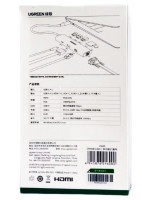 USB-хаб Ugreen Type-C 9в1 3USB/VGA/HDMI/RJ45/Type-C//MicroSD/SD серый