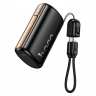 Powerbank Hoco Q50 10000mAh 1USB-C/IP с проводом Type-C/Lightning черный