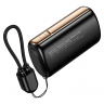 Powerbank Hoco Q50 10000mAh 1USB-C/IP с проводом Type-C/Lightning черный