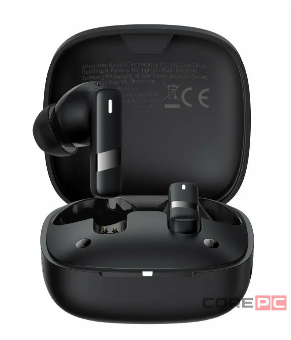 Мобильная Bluetooth-гарнитура Baseus Bowie E20 BT5.3/2-Mic ENC/6ч (A00069700113-00) черная