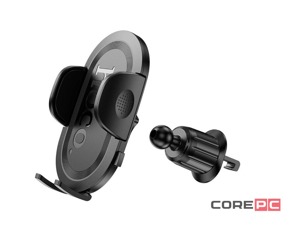 Держатель в автомобиль в воздуховод Hoco H53 с зажимом черный