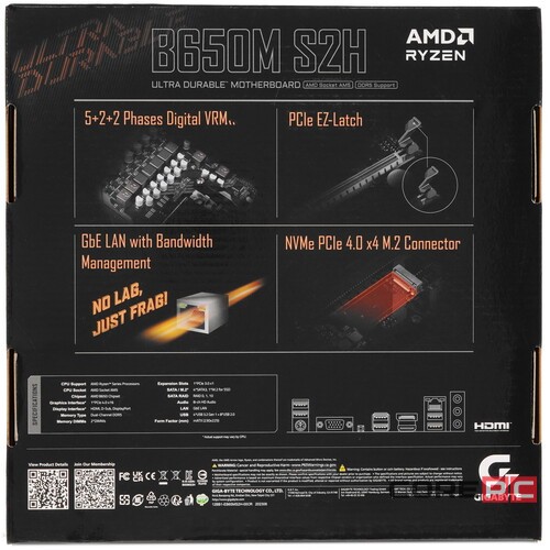 Материнская плата Gigabyte B650M S2H